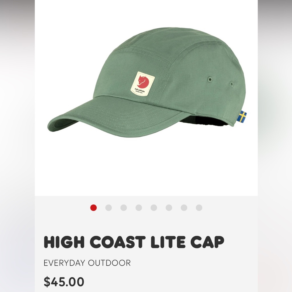 Fjällräven Patina Green High Coast Lite Cap S/M